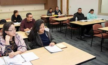 Students at The Hub in Central Falls